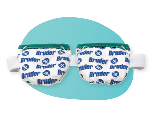 The Bruder moist heat compress helps unclogs meibomian glands and stabilizes tear film to improve pre-surgical measurements